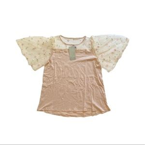 NEW Blue Heaven Women’s Blouse w/ Delicate Details (sizes S & M availabl…